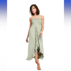 Raviya Hi-Low Strapless Swim Coverup Elegant Beachwear